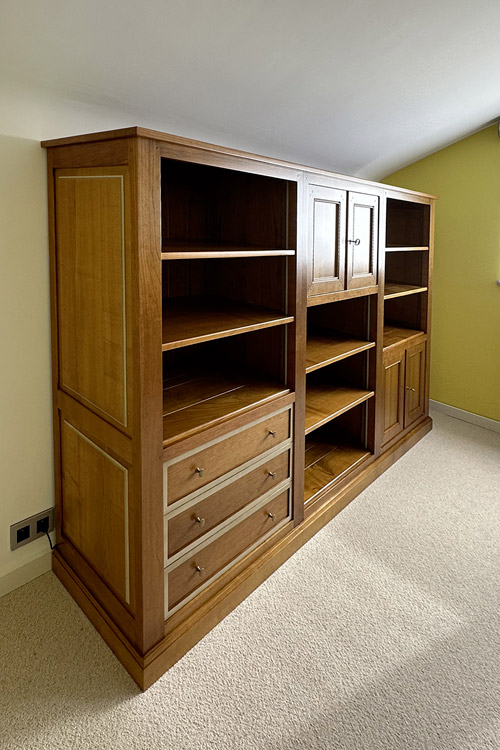 creation sur mesure meubles Biblio barbier mettet