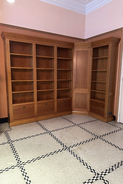 meubles barbier mettet bureau réalisé en nos ateliers