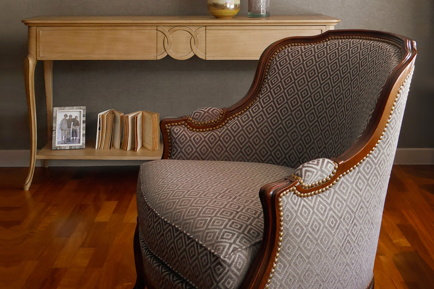 Fauteuil gondole louis XV COL